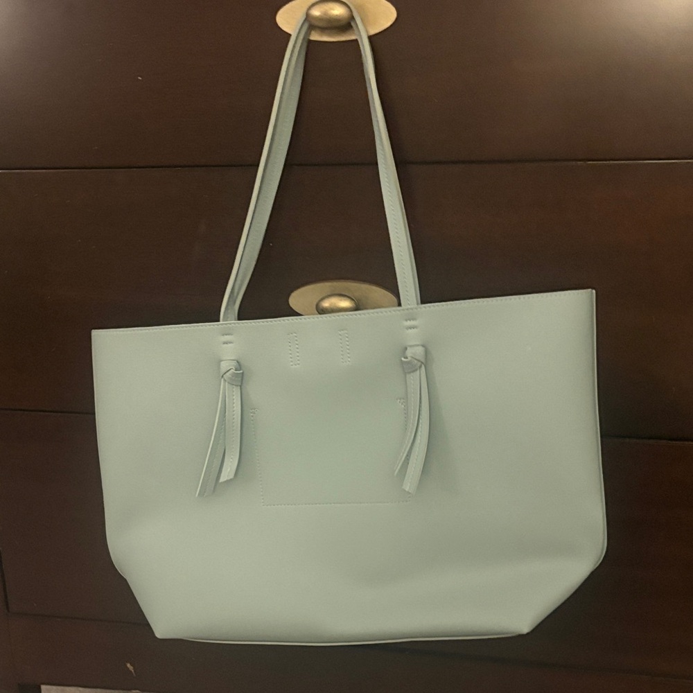 Elegant Mint Green Tote Bag